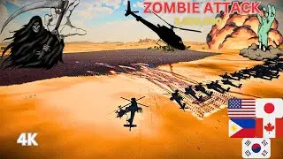 Can Apache Helicopter 40 and Ottomanofficer 200 vs Burned Zombie 9,000,000 and Stalker Bandit 3k .