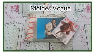 PASTA DE MOLDES VOGUE - Mostrando moldes em detalhes