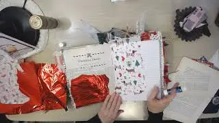 Рождественский журнал со мной | Склеиваем и общаемся | Уютно