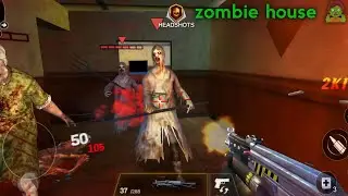 Zombie Hallway Mayhem || Double Kill with Headshots || #zombie #kids 