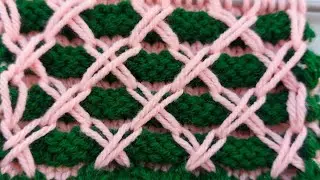 Two Colour Sweater Design😘/sweater design for ladies/Dorang ka sweater design#knitting