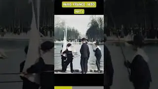1830 Paris Footage: Restored after 193 Years 🇫🇷 | #paris #history #france #shorts