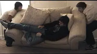 Epic Couch Flip Wake Up Prank! - MTV Pranked