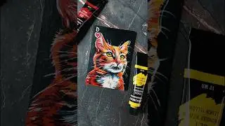 D&hearts;️ Колода карт #кошка #рисунок #art #акрил #painting #drawing #animals #cat