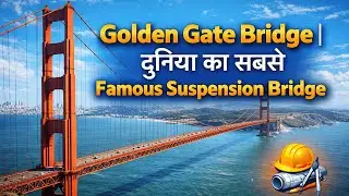 Golden Gate Bridge | दुनिया का सबसे Famous Suspension Bridge | Civil Engineering Marvel