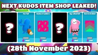 FALL GUYS NEXT (28th November 2023) KUDOS ITEM SHOP LEAKED!
