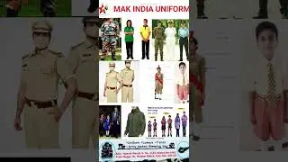 #NCC UNIFORM # Army police uniform #school children uniform #mak India Army uniform store Ghaziabad