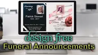 Creating Custom Digital Funeral Announcements for Free: A Guide for Funeral Directors and Families