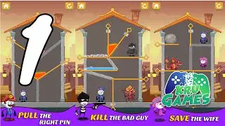 Rescue Genius: Pull the pin, save the girl Gameplay #1 All Levels (Android, IOS)