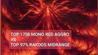 Top 1758 Mono Red Aggro vs Top 97% Rakdos Midrange | Pioneer | Mythic Rank | MTG Arena