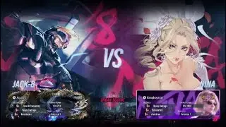 TEKKEN&trade;8 Group Matches  Jack-8 (AGUILEZ) vs. Nina (KENGKOYMAN) part 3 4K!