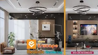 Realistic Rendering 3D Design Interior  Sketchup + Enscape.2#enscapeforsketchup #enscapetutorial