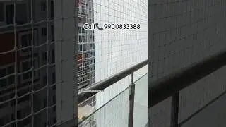 Monkey net for balcony 😱& pigeon net for balcony  || Call 📞 9900833388 || #emmanuelsafetynets