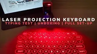 Laser Keyboard 👉 Laser Projection  Keyboard! Typing Test & Unboxing