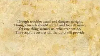 The Lord Will Provide - Matthew Smith