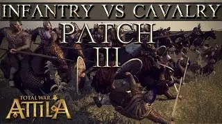 Shock Cavalry vs Spears - Total War Attila Patch 1.3 Mechanics