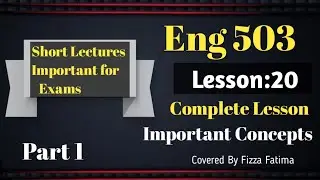 Eng 503/Lesson 20/Short lecture/Part 1 /ELT