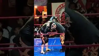 Damian 666 castiga a Chaman Azteca! #luchalibre #luchalibremexicana #wrestling #prowrestling #lucha