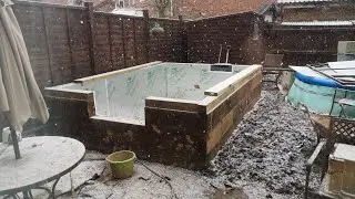 Sleeper Pond Rebuild Part 4 - rebar, insulation & skimmer