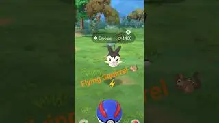 Flying Squirrel Surprise 🐿️⚡ in Pok&eacute;mon GO (Emolga)