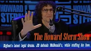 Bigfoot's latest legal drama  JD defends McDonald's, while stuffing his face