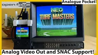Analogue Pocket Gets CRT TV and SNAC Support with the Analogizer!