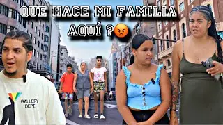 No quería que su familia la visitara , y se enoja por eso
