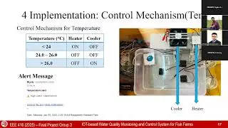 Water Quality Monitoring and Control System for fish farms