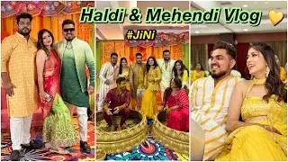 HALDI & MEHENDI VLOG DAY 2💚 Double Dhamaal😍 Sejal Vlogs