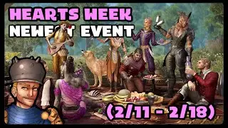 Новые награды и способы фарма в рамках события ESO Hearts Week (подробное описание нового события)