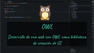 Odoo OWL como biblioteca de creación de UI