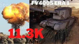 Wot console FV4005 STAGE2  11.3K 4 Kills Mastery