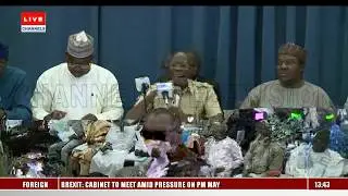 Work With President Buhari For A Greater Nigeria, APC Leadership Tells Lawmakers Pt.1