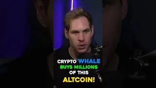 Altcoin WHALE ALERT: Millions bought by Crypto Whale! #shorts