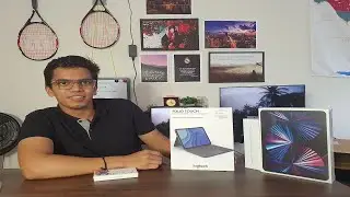UNBOXING IPAD PRO 2021 | APPLE PENCIL | LOGITECH SLIM FOLIO PRO