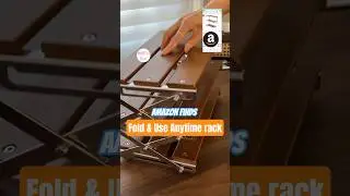 Small Folding Rack Amazon Finds | Space Saving Storage Hack 🔥 @AmazonInOfficial