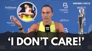 'I Don't Care About That' - Sabalenka Unfazed By Kostyuk's Handshake Refusal After Winning Brisbane🏆