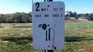 A short overview of the disc golf course in California Missouri