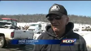 Breckinridge County finds fun, work in snow