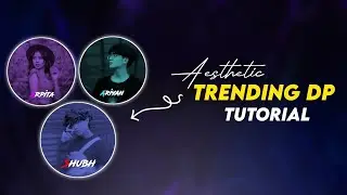 Aesthetic Instagram Trending LOGO Tutorial | How To Edit Instagram Aesthetic Profile Picture 🌟