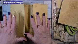 Create with Me - Part 1 Vintage Folio from File folder 📂 💥💥💥🤗👍🏼