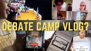Debate Camp Vlog?|1st Ever Vlog, Demo Debates, Workshop Lectures, Game Night & More| Debate Boutique