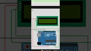 arduino uno lcd print i2c#arduino #tutorial #lcd #shorts