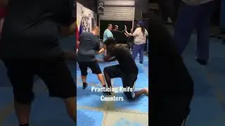 Practicing some knife counters.#martialarts #shorts #youtubeshorts #kali
