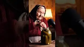 Вам нравится ASMR? #asmr #veo3 #нейросеть #ии #бабка #огурец