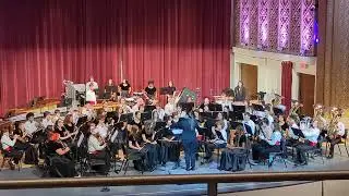 Ireland performing with Thomas Worthington Symphonic Band. Song is 