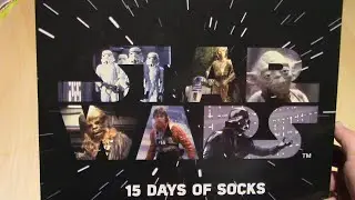15 Days of Star Wars Socks Advent Calendar Unboxing