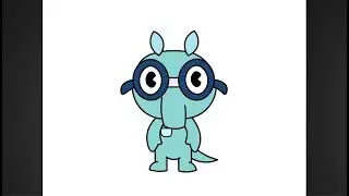 How to Draw Sniffles | HAPPY TREE FRIENDS #sniffles #happytreefriends #satisfying #howtodraw