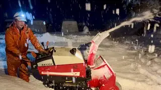 【田舎暮らし】朝の除雪 福島県 西会津町 2026.1.8