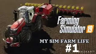 Busy, Busy , Sowing cotton￼, Selling Barley, My Sim Farm Life, #1
